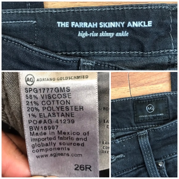 Farrah High-Rise Ankle Skinny Jeans, Misty - Picture 10 of 15